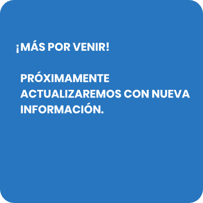 ¡Más próximamente!