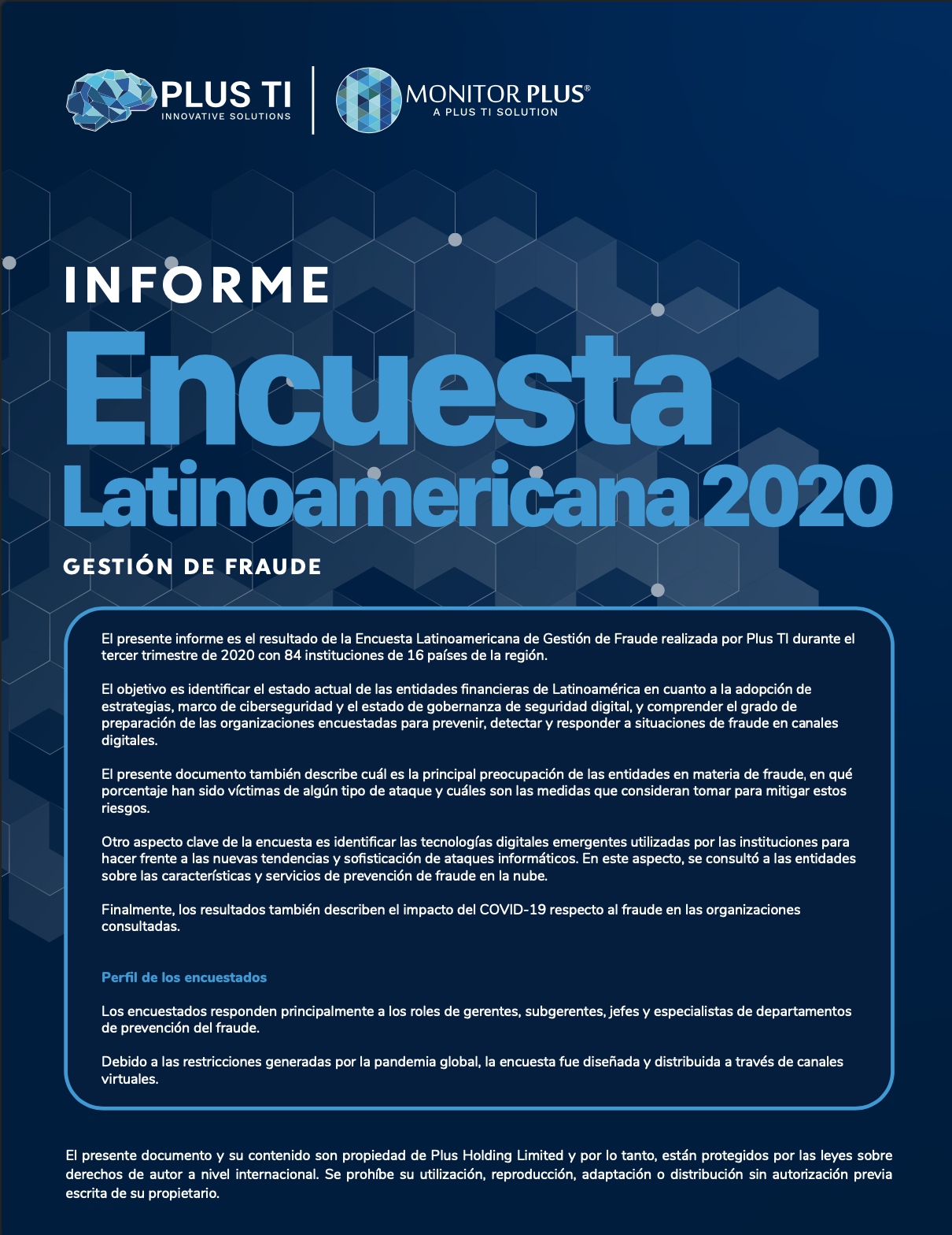 Informe encuesta Latinoamericana 2020 Gestión de fraude