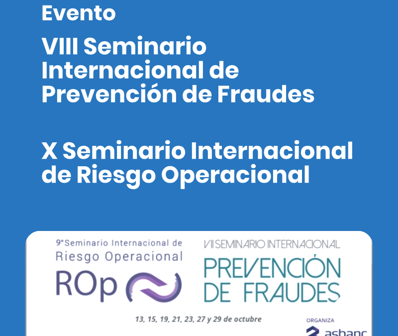 8th International Seminar on Fraud Prevention and 10th International Seminar on Operational Risk 2021 – November 2–18